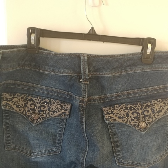 Melissa McCarthy Seven7 Slim Boot jeans size 18W - Picture 4 of 5